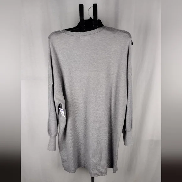 BB DAKOTA Olivia Long Sleeve Sweater Minidress Grey Size Medium 6-8  NWT - Picture 12 of 12